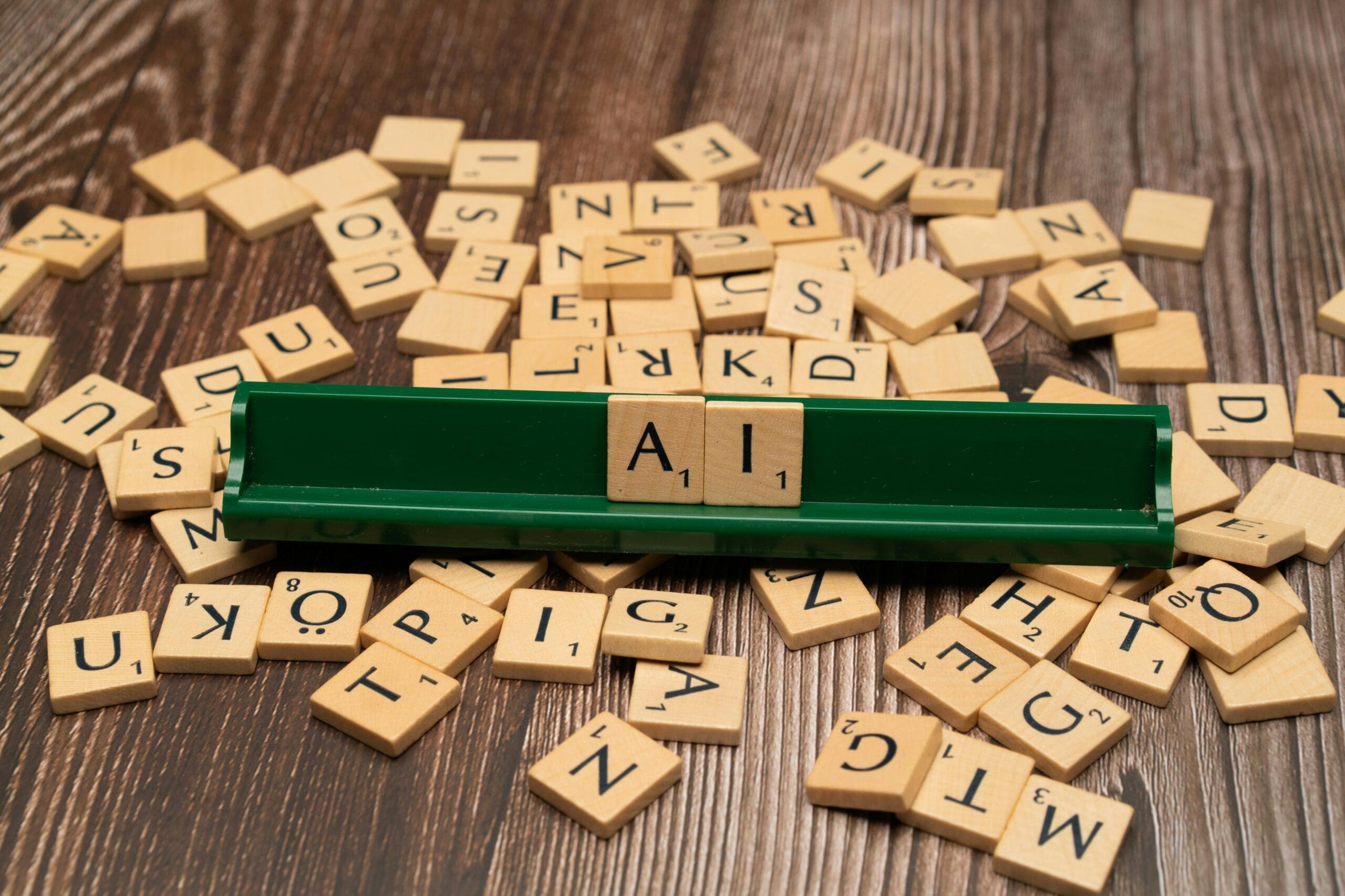 scrabble game with only AI letters